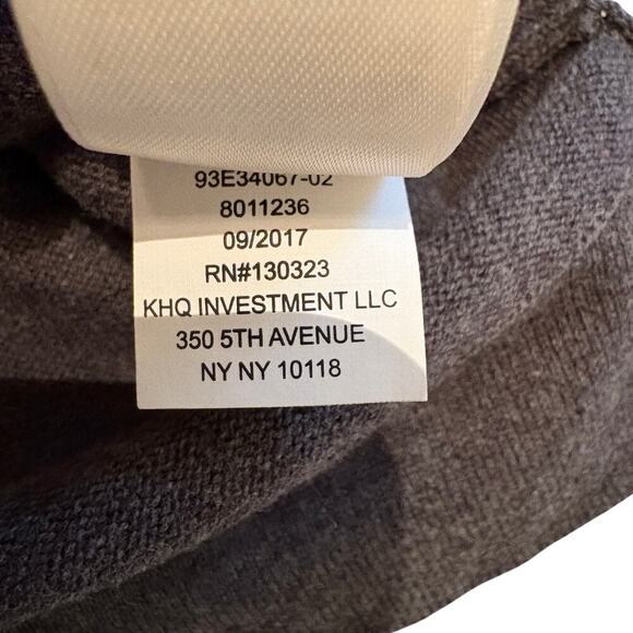 Kate Spade Girls Sz 14y sweater Cotton embroidered flowers sequins pink grey NWT - Picture 9 of 11